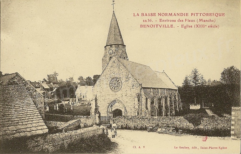Benoistville (Manche) - L'église (XIIIe siècle)