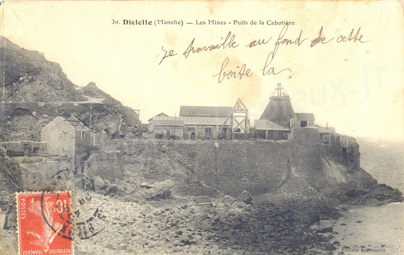 Diélette (Manche) - Les Mines - Puits de la Cabotière