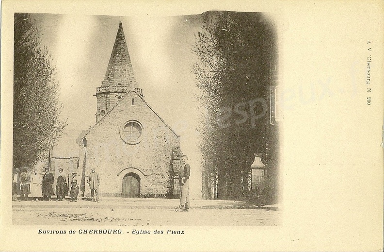 Environs de Cherbourg - Eglise des Pieux