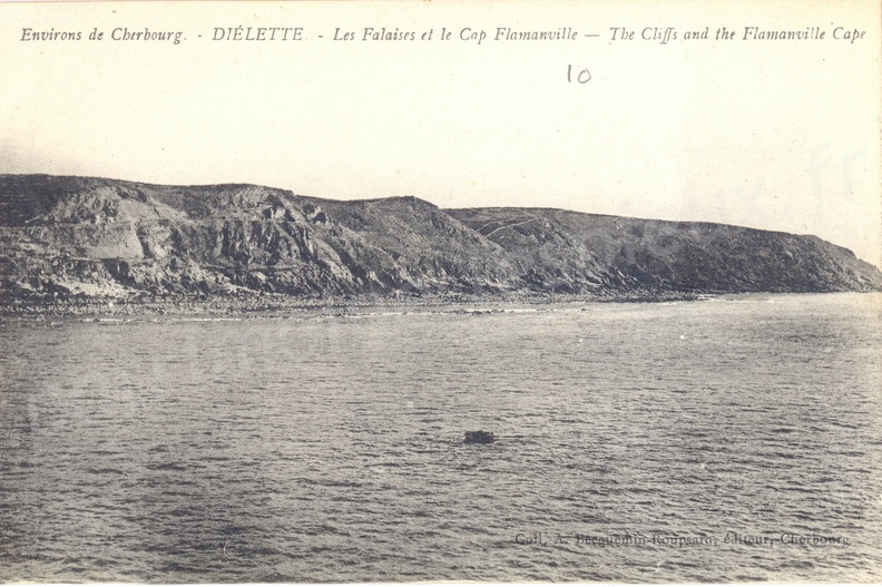Environs de Cherbourg - Diélette - Les falaises et le cap Flamanville - The Cliffs and the Flamanville Cape