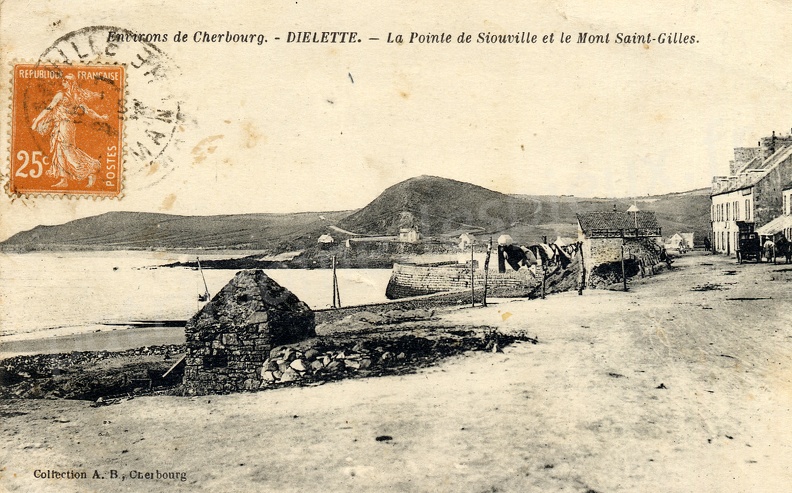 Diélette - La pointe de Siouville et le Mont Saint-Gilles
