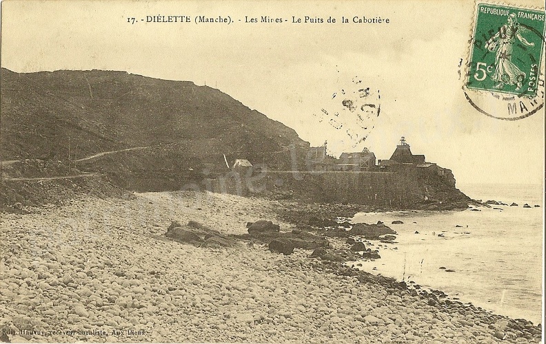 Diélette (Manche) - la Mine - Le puits de la cabotière