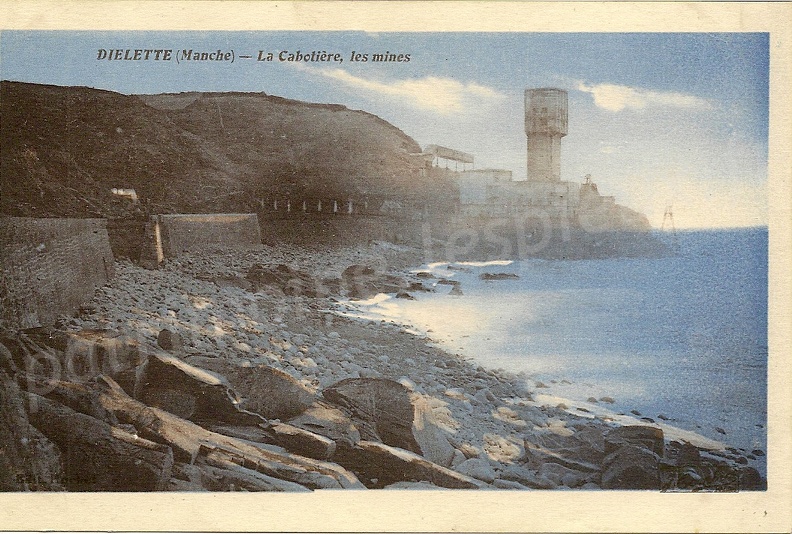 Diélette (Manche) - la Cabotière, les mines