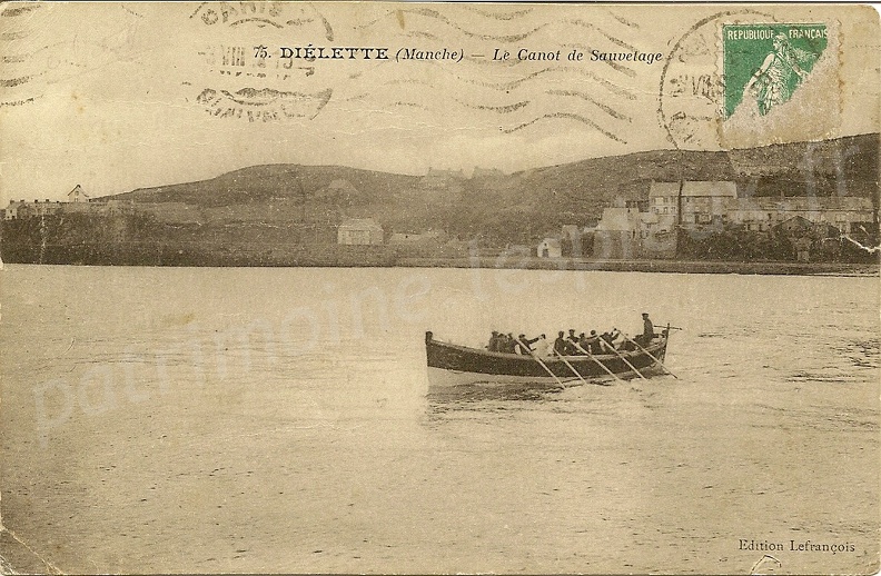 Diélette (Manche) - Le canot de sauvetage