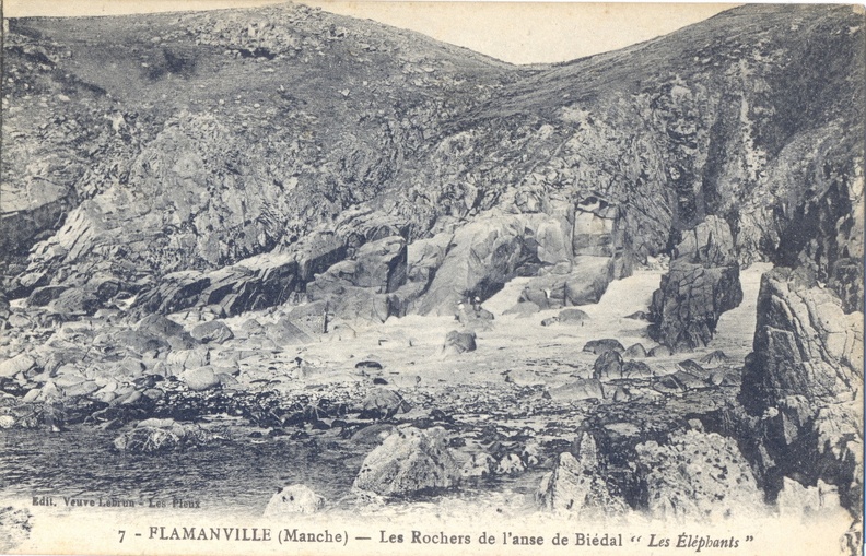 Flamanville - Les rochers de l'anse de Biedal