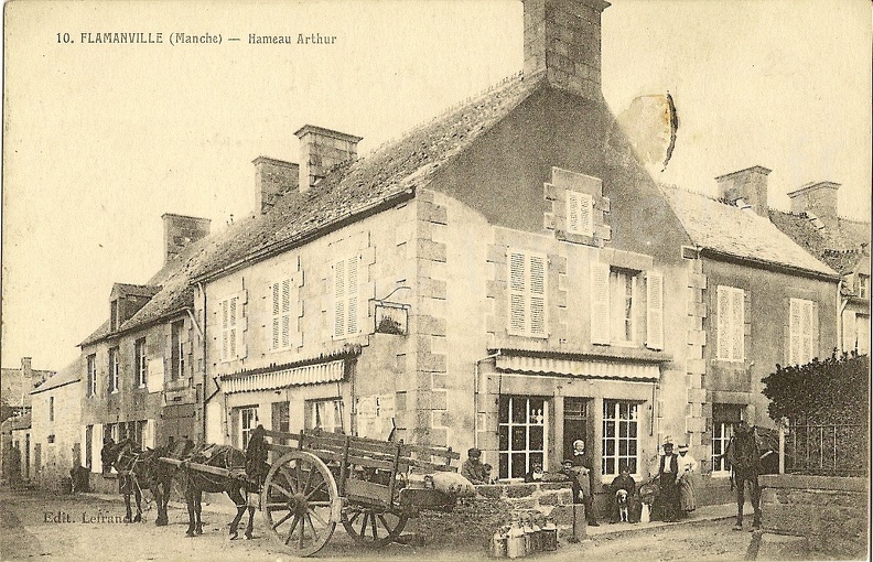 flamanville (Manche) - hameau Arthur