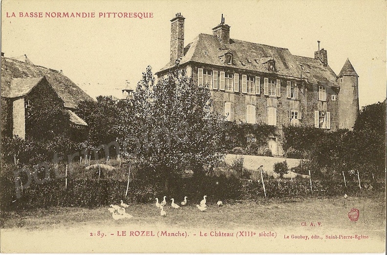 Le Rozel (Manche) - Le Château (XIIIe siècle)