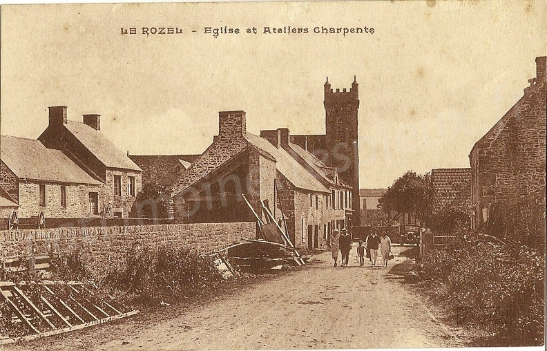 Le Rozel (Manche) - Eglise et Ateliers Charpente