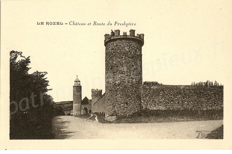 Le Rozel (Manche) - Le Château et Route du Presbytère