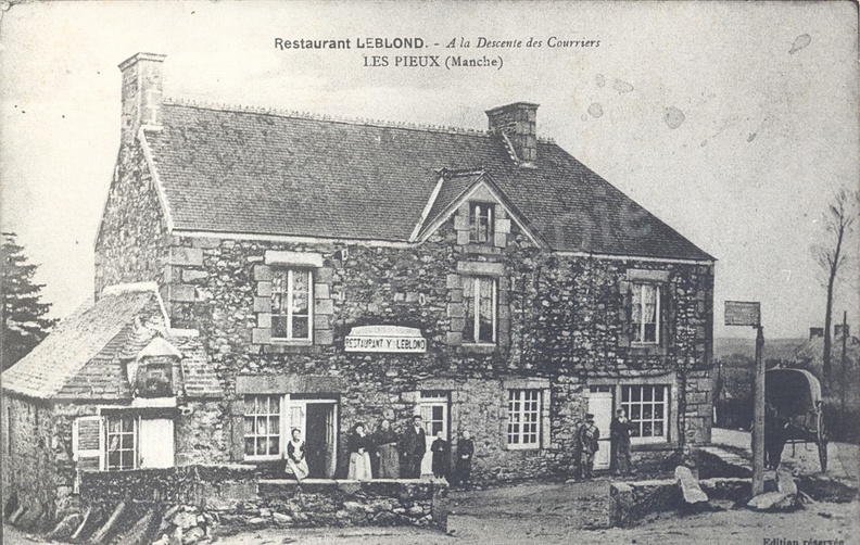 Restaurant LEBLOND - A la descente des Courriers - Les Pieux (Manche).