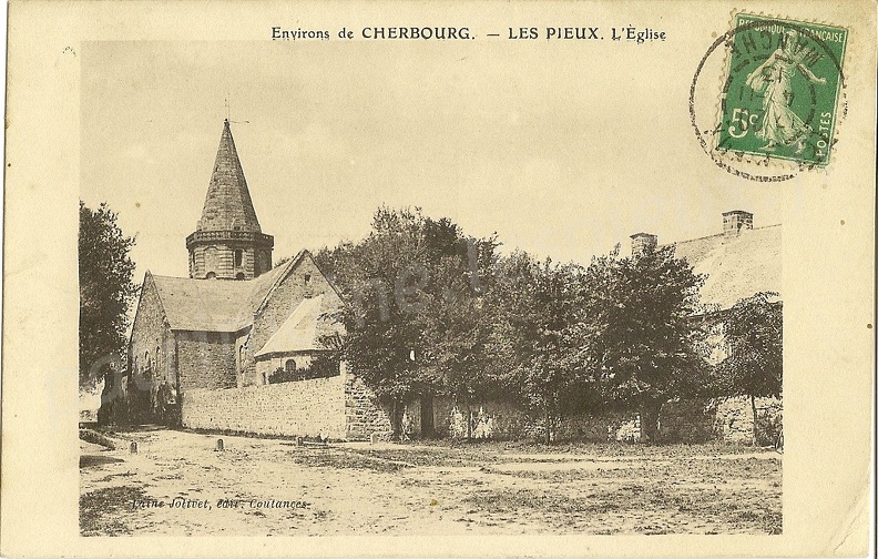 Environs de Cherbourg - Les Pieux, L'église