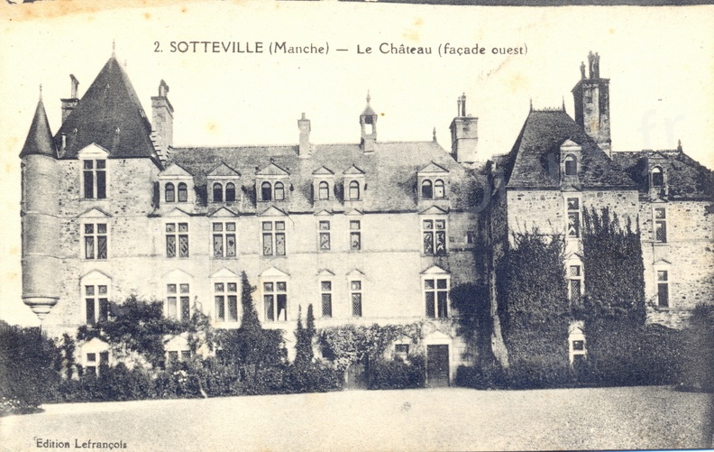 Sotteville (Manche) - Le Château (façade ouest)